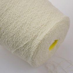 Италия Пряжа на бобинах Filato Smart Wool материал меринос цвет молочный