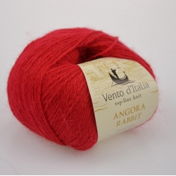 Vento d'Italia Моточная пряжа Angora 70 Rabbit материал ангора цвет красный  17